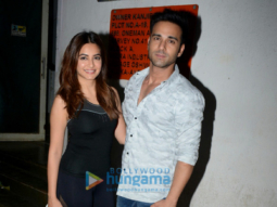 Kriti Kharbanda snapped with Pulkit Samrat after her dance practice