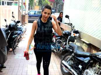 Malaika Arora spotted at the gym in Bandra