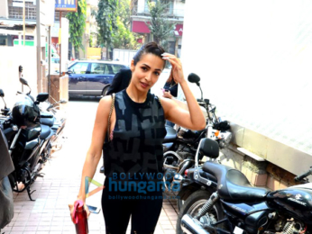 Malaika Arora spotted at the gym in Bandra