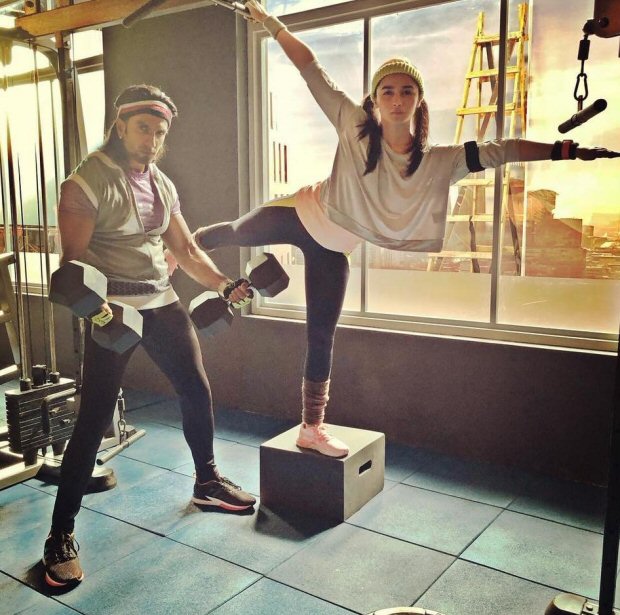 #MondayMotivation: Ranveer Singh and Alia Bhatt give partner goals in their latest gym photo