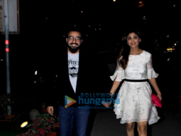 Raj Kundra, Shilpa Shetty and Shamita Shetty spotted at Yauatcha, BKC