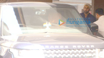 Ranbir Kapoor spotted after a salon session in Bandra