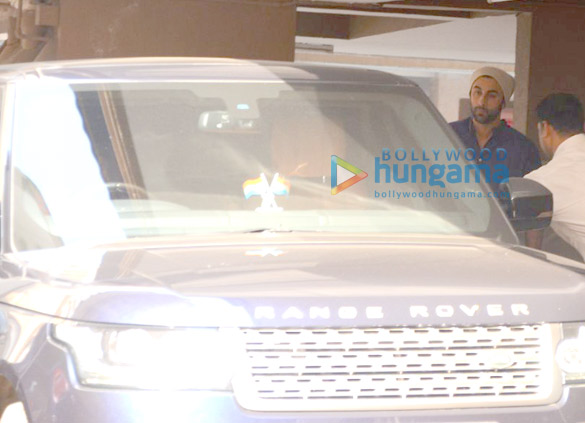 Ranbir Kapoor spotted after a salon session in Bandra Ranbir Kapoor spotted after a salon session in Bandra