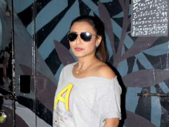 Rani Mukherji snapped at Cockoo Club in Bandra