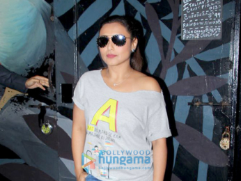 Rani Mukherji snapped at Cockoo Club in Bandra