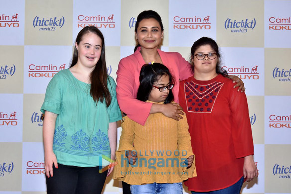 Rani Mukerji snapped promoting her film Hichki