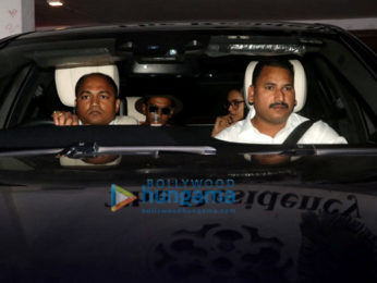 Ranveer Singh and Deepika Padukone snapped at Karan Johar's house
