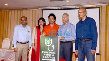 Sachin Tendulkar and Anjali Tendulkar snapped attending a book launch