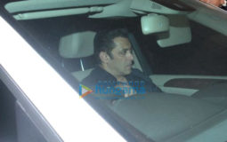 Salman Khan and Ramesh S Taurani snapped at Sridevi's residence