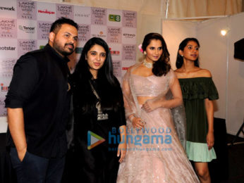 Sania Mirza snapped attending the Lakme Fashion Week 2018