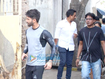 Shahid Kapoor spotted at Reset gym