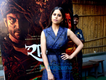 Sharad Kelkar and Sai Tamhankar promote their Marathi film 'Rakshas'