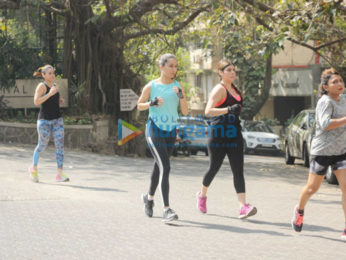 Shraddha Kapoor snapped jogging near Mount Mary in Bandra