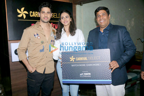 sidharth malhotra attends the launch of carnival cinema lounge in andheri 6