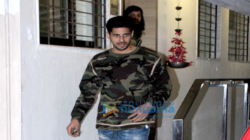 Sidharth Malhotra spotted at Matrix office