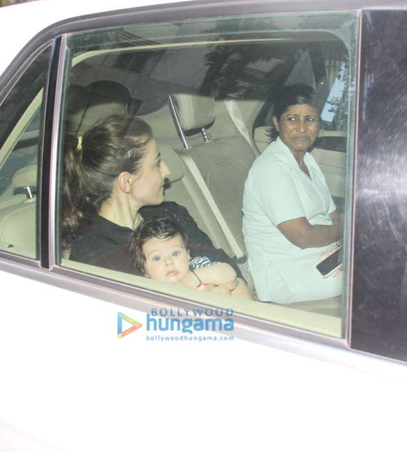 soha ali khan spotted with her inaaya naumi at kareena kapoor khans house 1