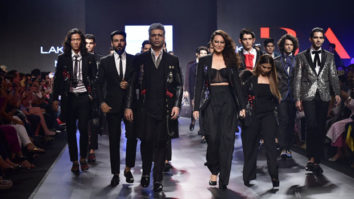 Lakme Fashion Week 2018: Sonakshi Sinha and Karan Johar ooze high octane glamour for Falguni and Shane Peacock
