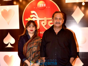 Sonali Kulkarni and Sharad Kelkar attend the Zee Gaurav awards