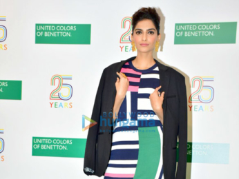 Sonam Kapoor snapped at the Benetton store