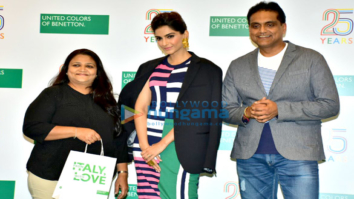 Sonam Kapoor snapped at the Benetton store