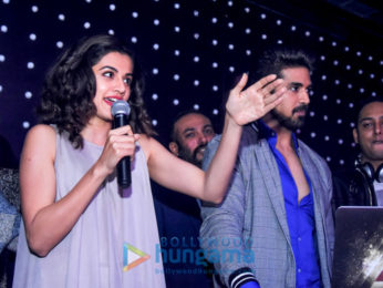 Taapsee Pannu and Saqib Saleem promote 'Dil Juunglee' at The Theatre Club & Lounge