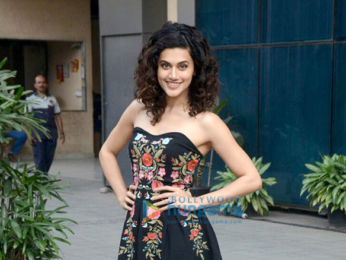 Taapsee Pannu and Saqib Saleem promote their film 'Dil Juunglee'