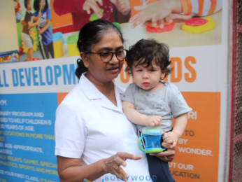 Taimur Ali Khan snapped at his gym