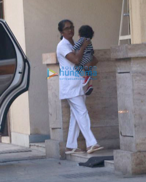 Taimur Ali Khan spotted at Amrita Arora’s residence Taimur Ali Khan spotted at Amrita Arora’s residence