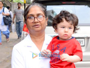 Taimur Ali Khan spotted with his nanny in Bandra