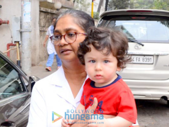 Taimur Ali Khan spotted with his nanny in Bandra