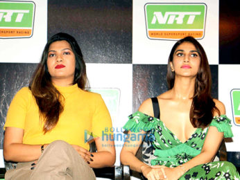 Vaani Kapoor snapped attending the NRT World Supersport Racing event
