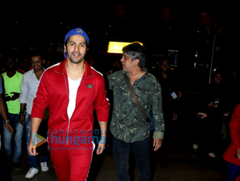 Varun Dhawan snapped at the airport