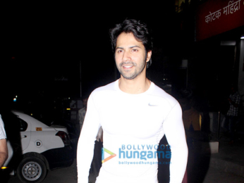 Varun Dhawan spotted at Shoojit Sircar's office in Juhu