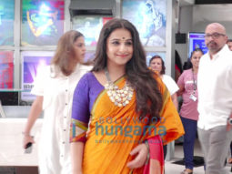 Vidya Balan and the cast of Tumhari Sullu snapped at Whistling Woods