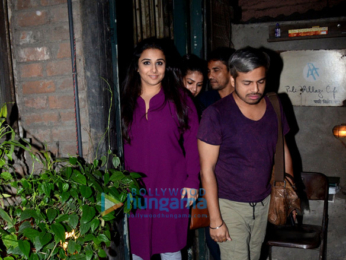 Vidya Balan snapped at Pali Village Cafe