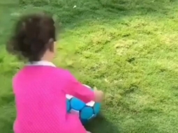 WATCH: Shahid Kapoor’s daughter Misha Kapoor enjoys some football time