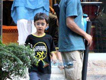 Aamir Khan and Kiran Rao's son Azad Rao Khan snapped in Bandra
