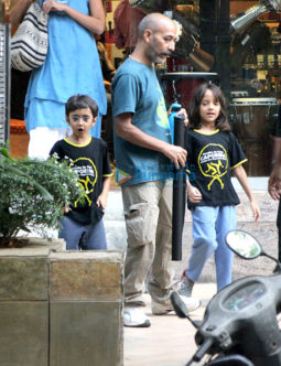 Aamir Khan and Kiran Rao's son Azad Rao Khan snapped in Bandra