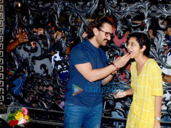 Aamir Khan celebrates his 53rd birthday with media
