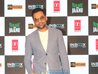 Abhay Deol and Patralekha grace the trailer launch of the film Nanu Ki Jaanu
