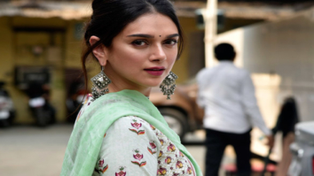 Aditi Rao Hydari snapped at a photo shoot for Spring Summer collection
