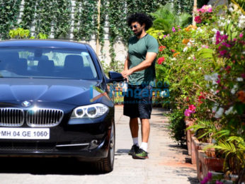 Aditya Roy Kapur and Sidharth Malhotra snapped at the gym in Bandra