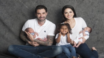 FIRST PICTURE: After adopting Nisha Kaur Weber, Sunny Leone and Daniel Weber welcome twins Noah and Asher