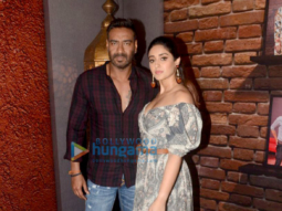 Ajay Devgn and Ileana D’Cruz snapped at Sun & Sand Hotel in Juhu
