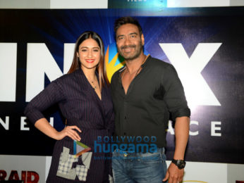 Ajay Devgn and Ileana D'cruz launch the first INOX Laserplex theatre in Delhi