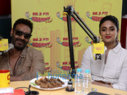 Ajay Devgn and Ileana D’Cruz spotted at 98.3 FM Radio Mirchi