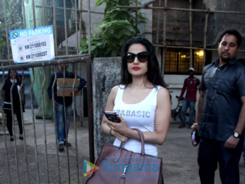 Ameesha Patel snapped at a spa