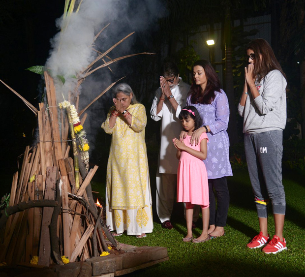 Here’s how Amitabh Bachchan and family has kicked off Holi celebrations this year