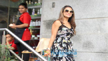 Amrita Arora spotted after a salon session in Bandra