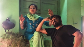 Anurag Kashyap jokingly THROWS Taapsee Pannu out of the sets of Manmarziyaan